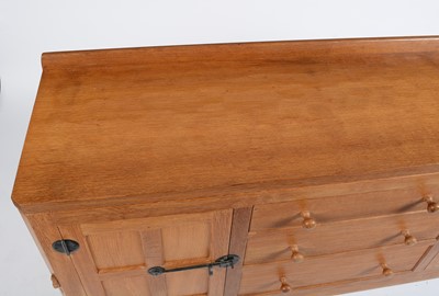 Lot 1348 - Robert 'Mouseman' Thompson of Kilburn: an oak sideboard