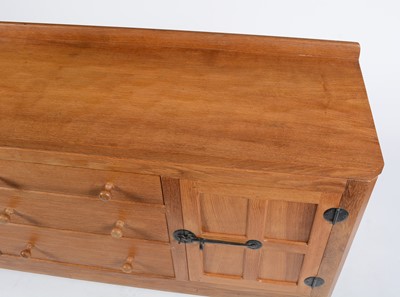 Lot 1348 - Robert 'Mouseman' Thompson of Kilburn: an oak sideboard