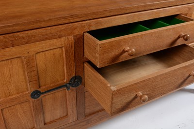 Lot 1348 - Robert 'Mouseman' Thompson of Kilburn: an oak sideboard