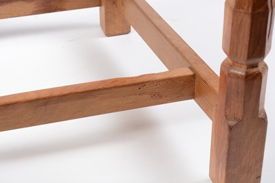 Lot 29 - Robert 'Mouseman' Thompson of Kilburn: an oak carver chair