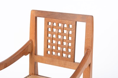 Lot 29 - Robert 'Mouseman' Thompson of Kilburn: an oak carver chair