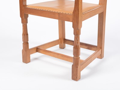 Lot 29 - Robert 'Mouseman' Thompson of Kilburn: an oak carver chair