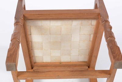 Lot 29 - Robert 'Mouseman' Thompson of Kilburn: an oak carver chair