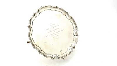 Lot 10 - An Elizabeth II silver salver