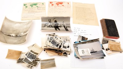 Lot 226 - A Second World War pilot's manuscript diary and photographs