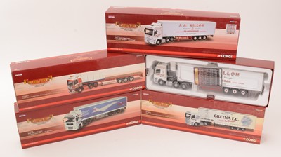 Lot 346 - Four Corgi Hauliers of Renown diecast trucks.