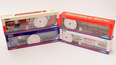 Lot 350 - Corgi Limited Edition Hauliers of Renown 1:500 scale diecast commercial trucks