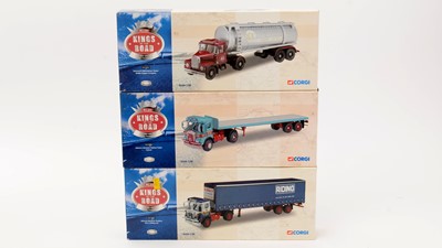 Lot 369 - Three Corgi Kings of the Road Limited Edition diecast trucks