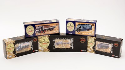 Lot 372 - Corgi Limited Edition Guinness branded diecast model trucks
