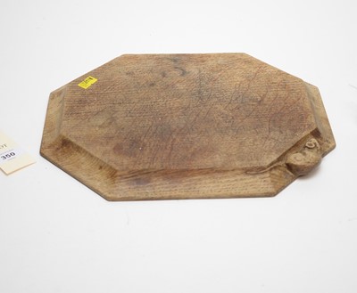 Lot 350 - A Robert ‘Mouseman’ Thompson cheeseboard.