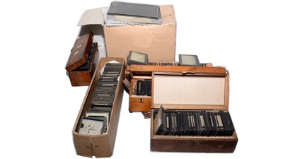 Lot 62 - A collection of early 20th Century glass plate negatives