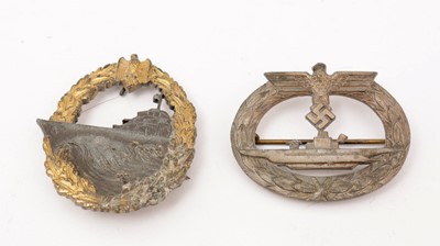 Lot 200 - Two German WWII badges