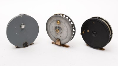 Lot 174A - Three fly reels.