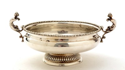 Lot 99 - An  Edwardian George V silver two-handled cup