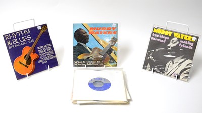Lot 283 - 14 Muddy Waters blues singles and EPs