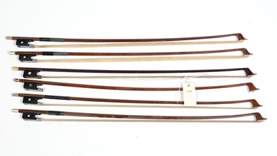 Lot 47 - 6 Cello Bows