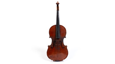 Lot 63 - German 7/8 size violin.