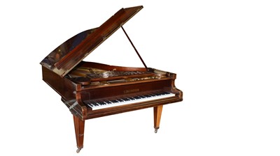Lot 1296 - A boudoir grand piano by Bechstein