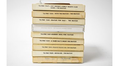 Lot 211 - 9 Beatles 8-Track tapes