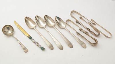 Lot 140 - A mixed lot of silverware