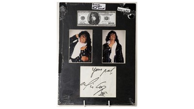 Lot 201 - Signed Alice Cooper poster