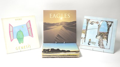 Lot 248 - 15 Genesis and Eagles LPs