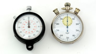 Lot 135 - Two Tag Heuer/Heuer stopwatches