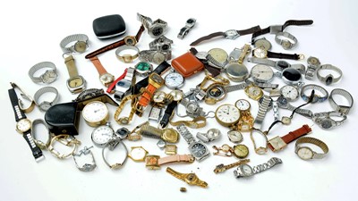 Lot 163 - Non-working watches, spares and repairs