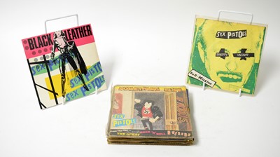Lot 368 - 16 Sex Pistol 7" singles
