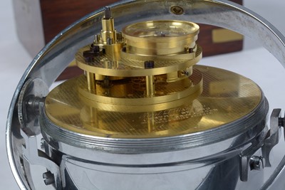 Lot 1262 - A fine and rare second quarter 20th Century Swiss marine chronometer by Paul Ditisheim