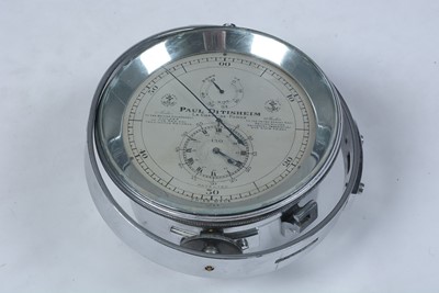 Lot 1262 - A fine and rare second quarter 20th Century Swiss marine chronometer by Paul Ditisheim