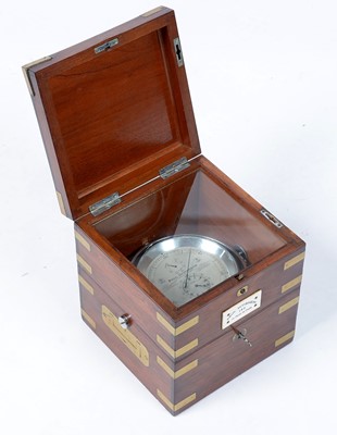 Lot 1262 - A fine and rare second quarter 20th Century Swiss marine chronometer by Paul Ditisheim