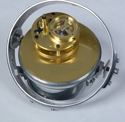 Lot 1262 - A fine and rare second quarter 20th Century Swiss marine chronometer by Paul Ditisheim