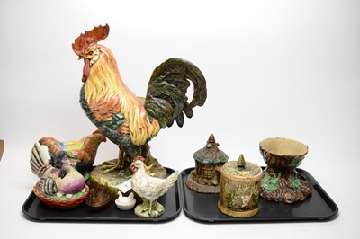 Lot 251 - An Italian Majolica cockerel