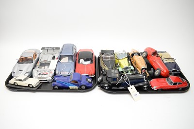 Lot 476 - A selection of diecast model cars and other vehicles.