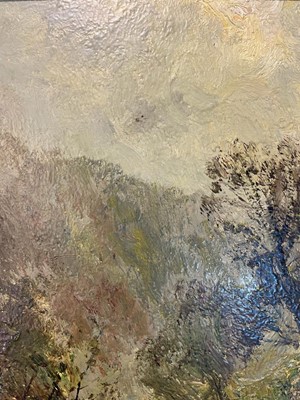Lot 787 - John Falconar Slater - Blustery woodland view with serpentine stream | oil