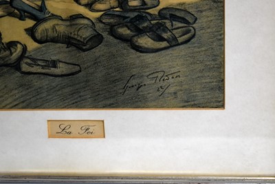 Lot 726 - After Jules Georges Redon - Two 1920s luncheon menus for Memes Maisons | offset-lithographs
