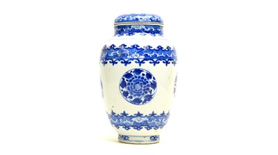 Lot 760 - Chines blue and white jar and cover