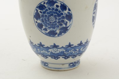 Lot 760 - Chines blue and white jar and cover