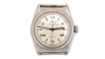 Lot 593 - Rolex Oyster Speedking: a steel-cased manual wind wristwatch