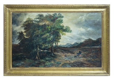 Lot 1114 - A. Riviere - A Sudden Gust of Wind | oil