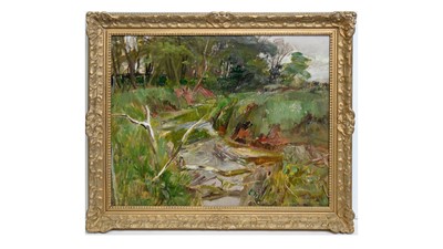 Lot 1104 - Thomas William Pattison - Winding Path of the River | oil