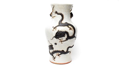 Lot 734 - Chinese crackle glaze vase