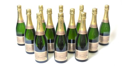 Lot 646 - L. Benard-Pitois, Brut Reserve champagne, twelve bottles