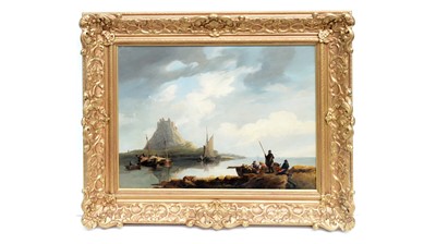 Lot 1100 - John Wilson Carmichael - Lindisfarne Castle, Holy Island | oil