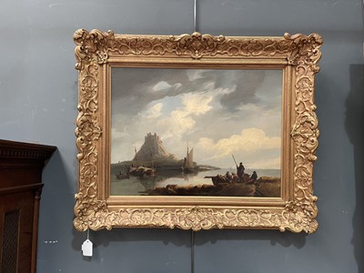 Lot 1100 - John Wilson Carmichael - Lindisfarne Castle, Holy Island | oil