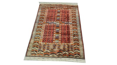 Lot 1221 - A Hutchli prayer rug