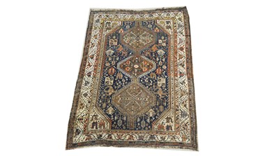 Lot 1225 - An early 20th century Qashqai rug