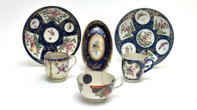 Lot 823 - Worcester and other 18th Century tea wares