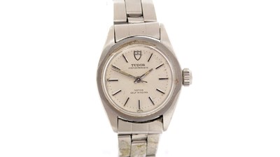 Lot 609 - Tudor Oyster Princess: a steel-cased ladies automatic wristwatch